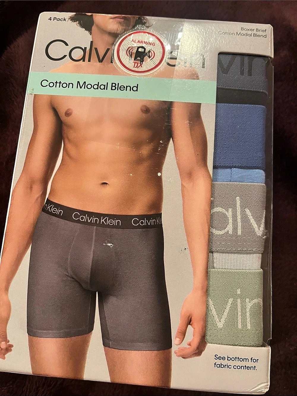 Calvin Klein Cotton Modal Blend Boxer Briefs 4-Pack Cotton Modal Boxer Briefs XL